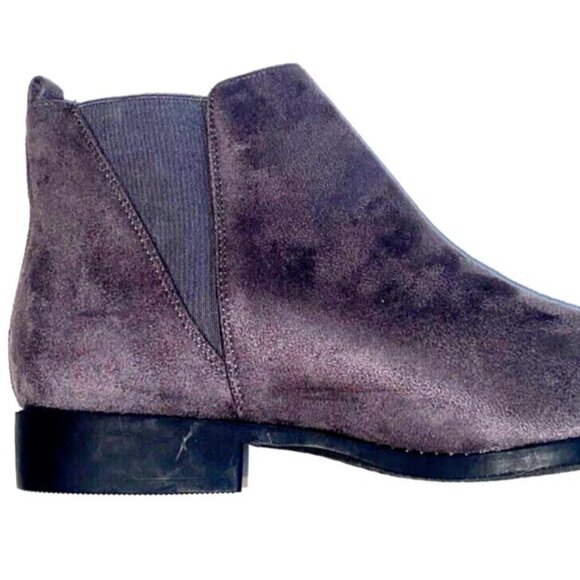 Rue21 Boots Women's Vee Gray Suede Ankle Boot Bootie Size 9 - Picture 7 of 7